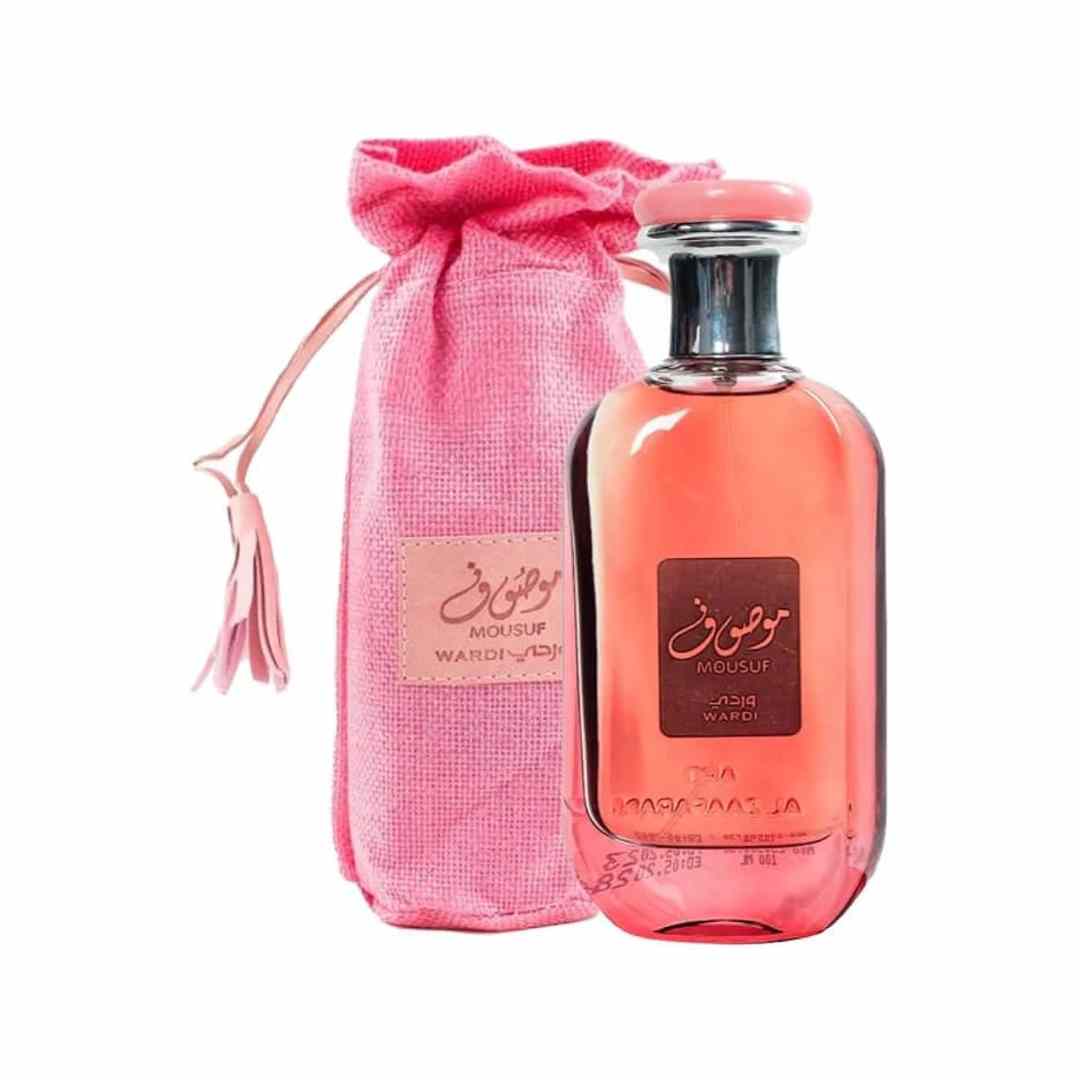 أرض الزعفران موصوف وردي عطر EDP للنساء